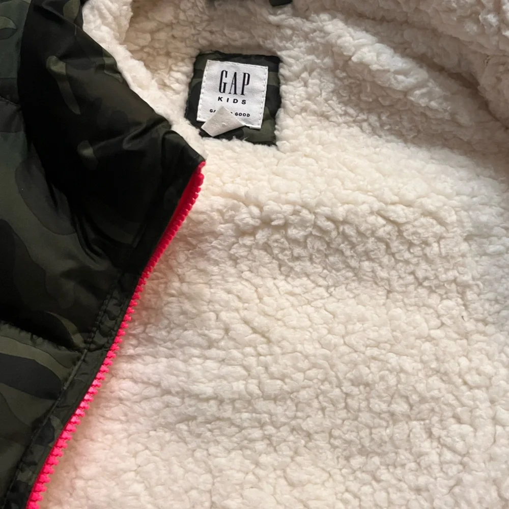 NWOT‎ GAP Kids Cream Sherpa Jacket
